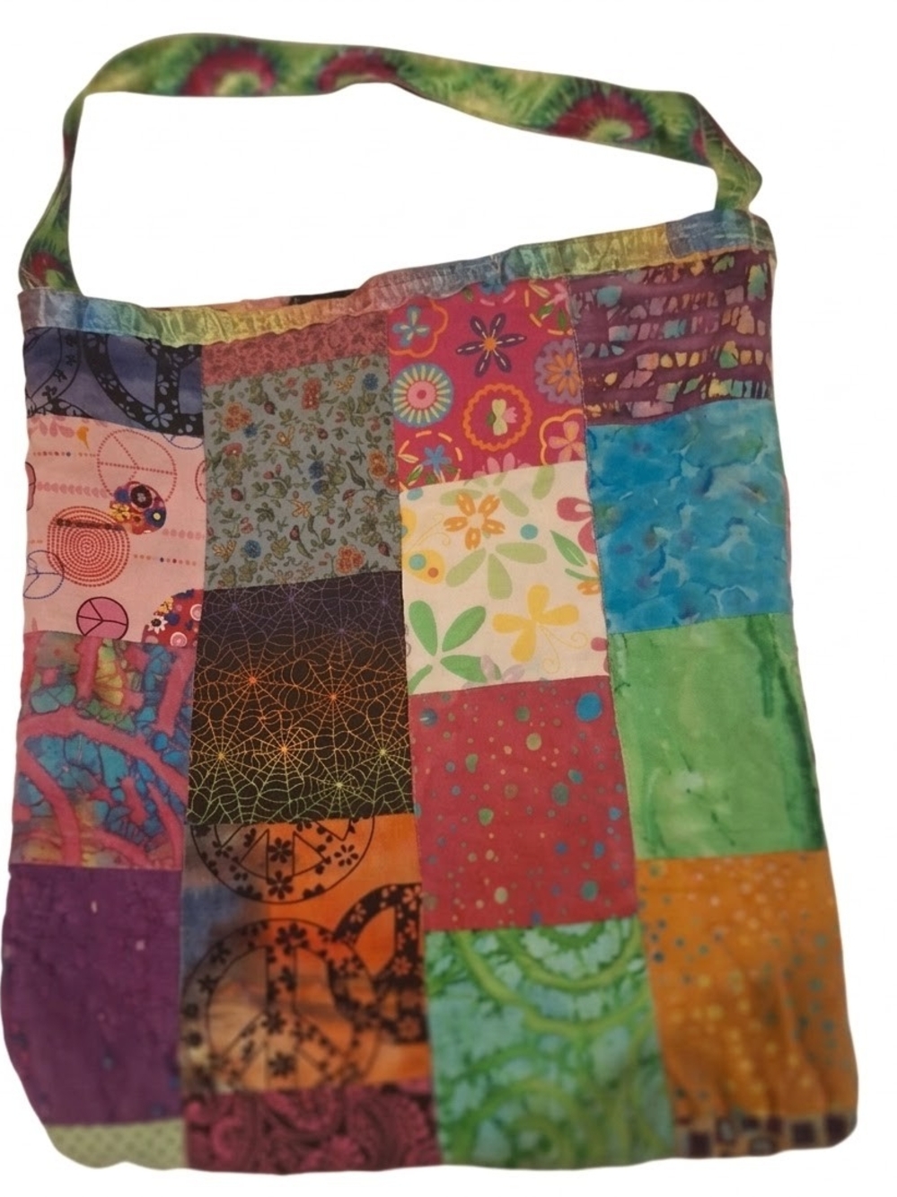 Patchwork Multicolor Bohemian Tote Bag